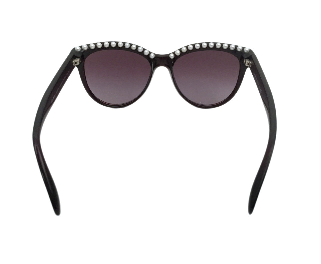 Authentic Chanel Pearl Cat Eye Runway Sunglasses