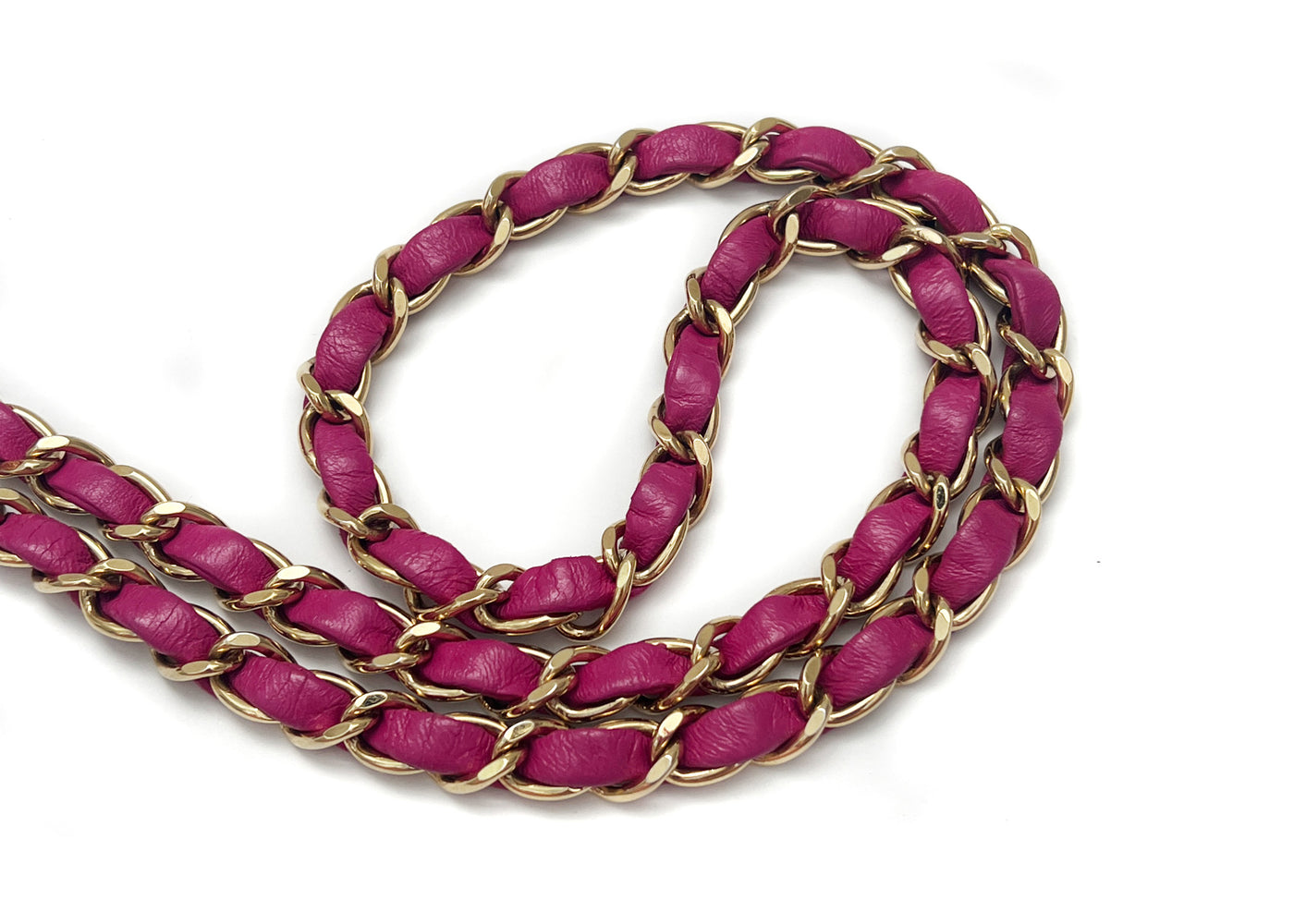 Chanel Vintage Rare Hot Pink Lambskin Classic Mini Flap