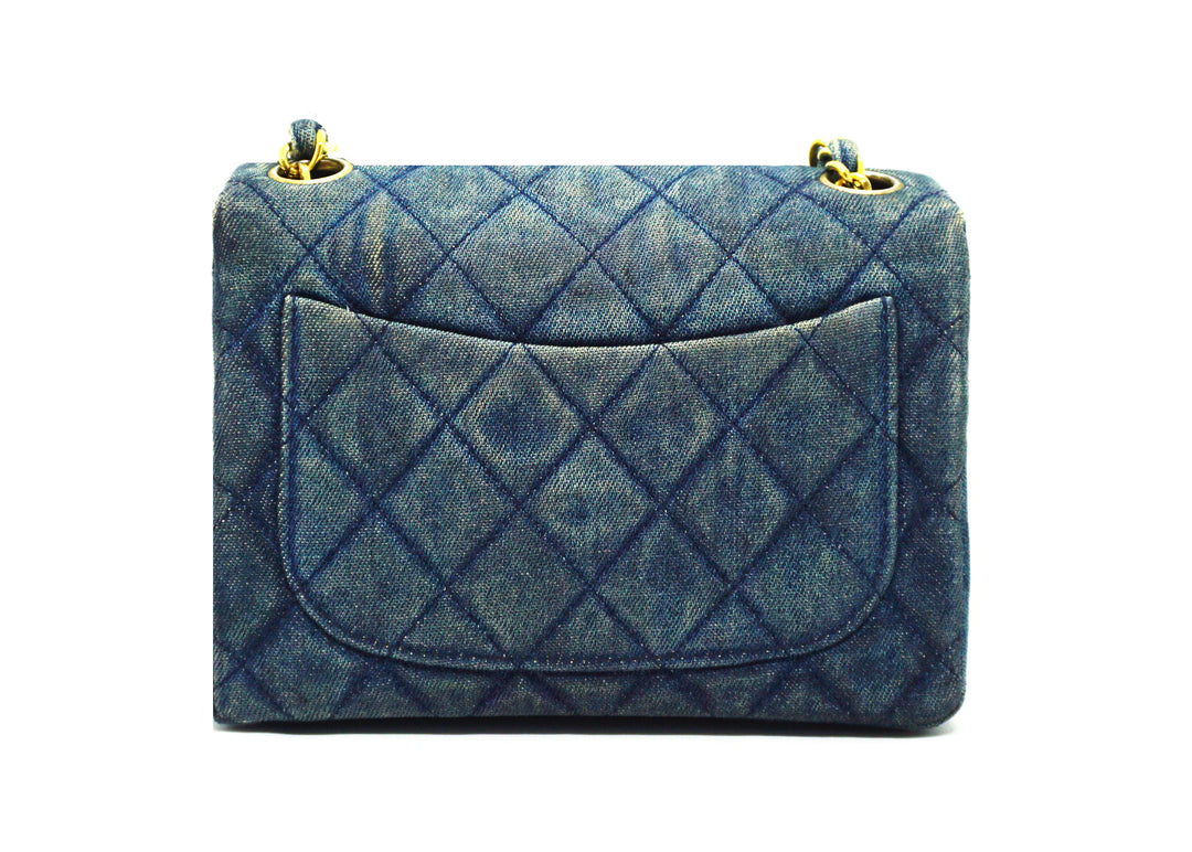 Chanel Vintage Rare Denim Classic Square Mini Flap – Classic