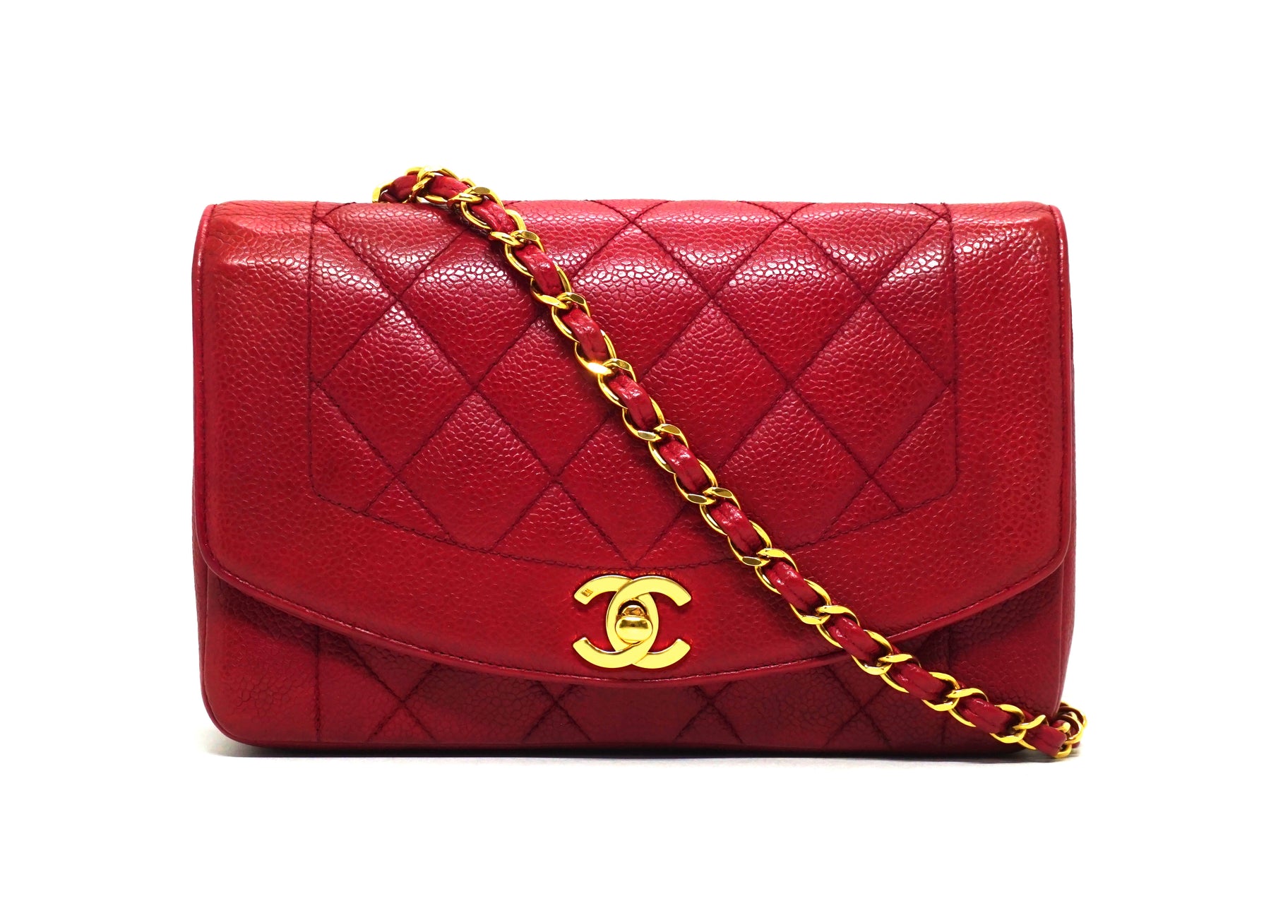 Chanel Vintage Pink Lambskin Medium Diana Flap Bag – Classic Coco Authentic  Vintage Luxury