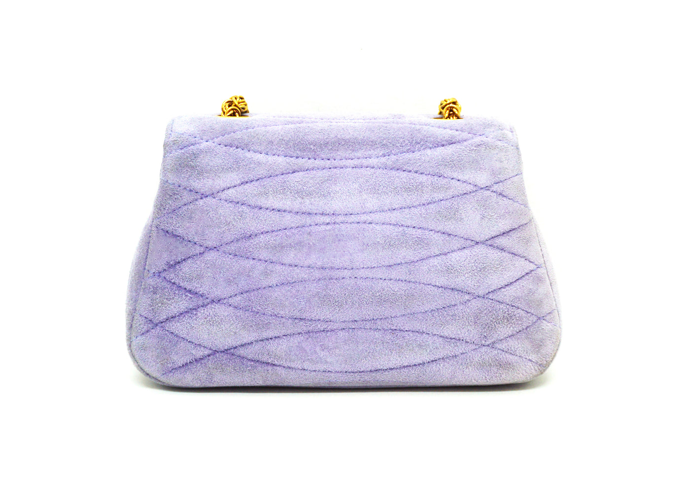 Chanel Vintage Rare Lilac Purple Suede Mini Flap