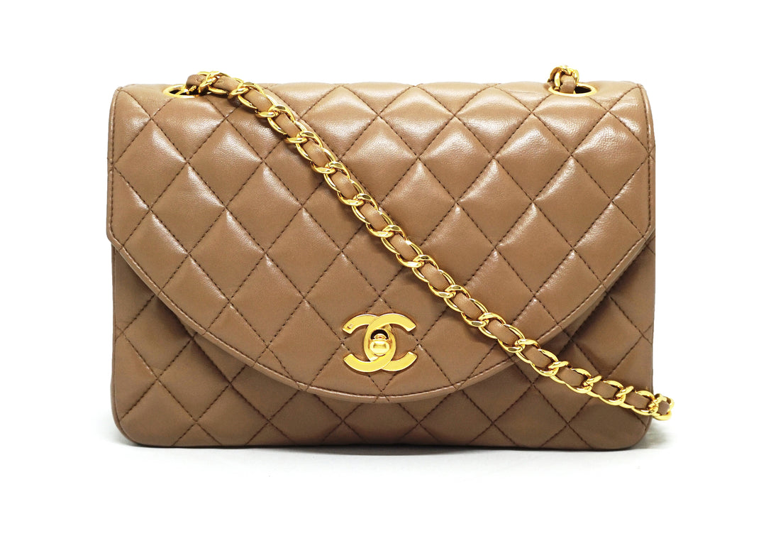 Chanel classic flap camel sale