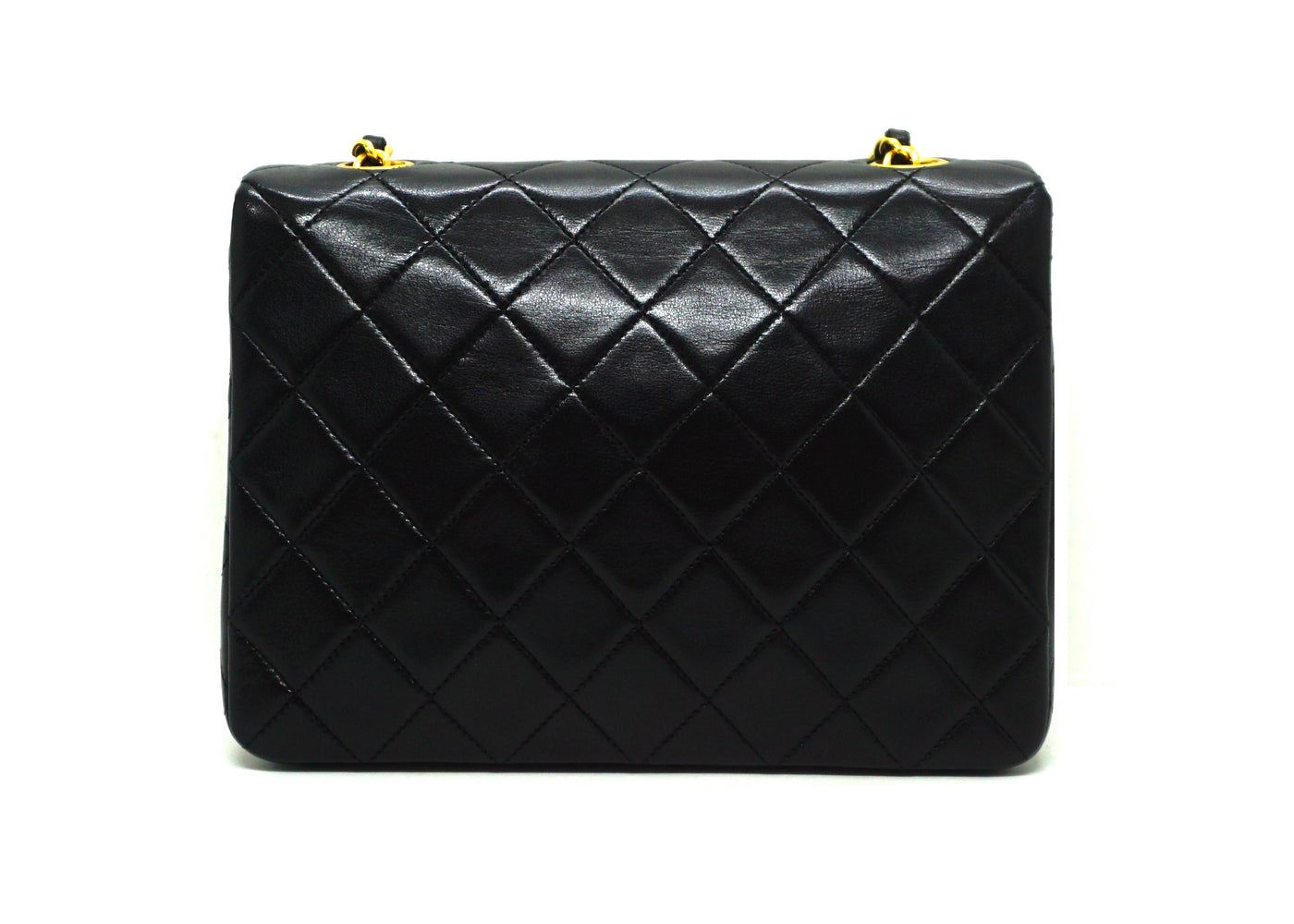 Chanel Vintage Black Lambskin Classic Mini Flap
