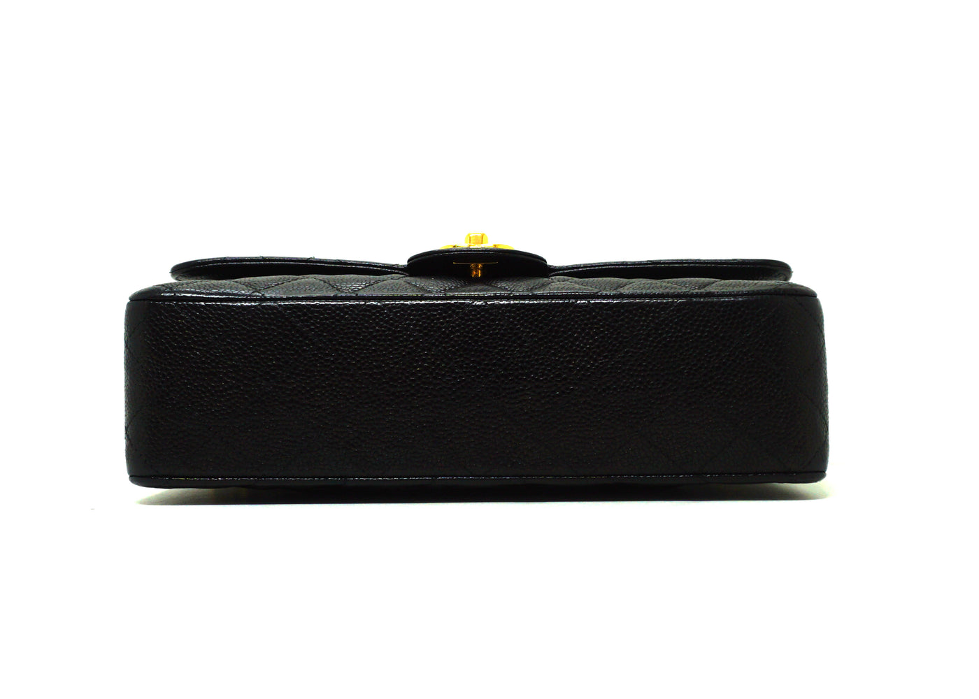 Chanel Vintage Black Caviar Medium Classic Double Flap
