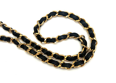 Chanel Vintage Black Lambskin Small Classic Double Flap