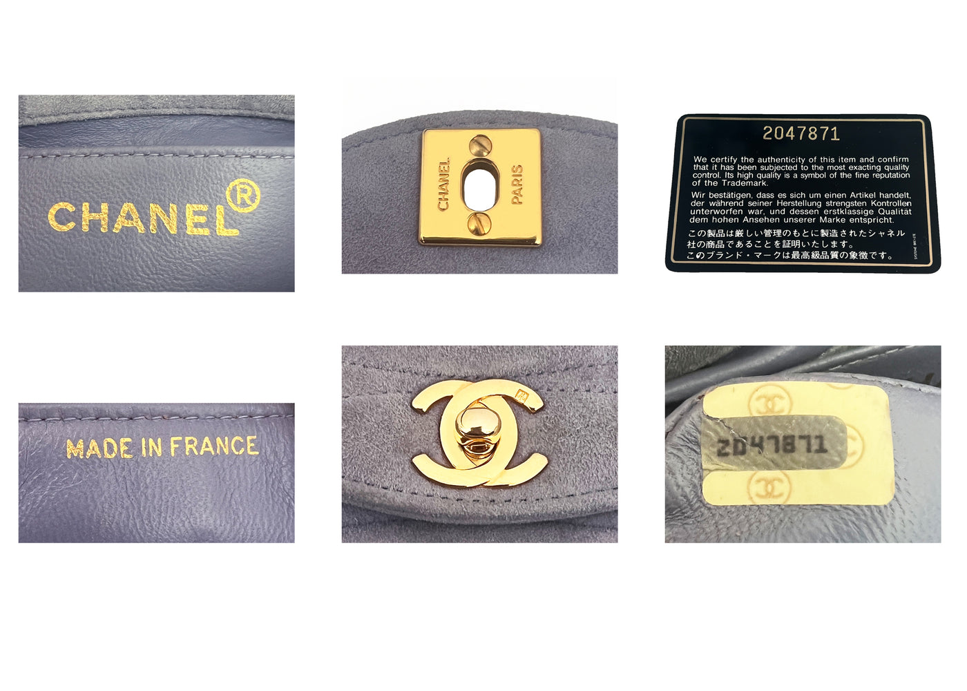 Chanel Vintage Rare Lilac Purple Suede Mini Flap