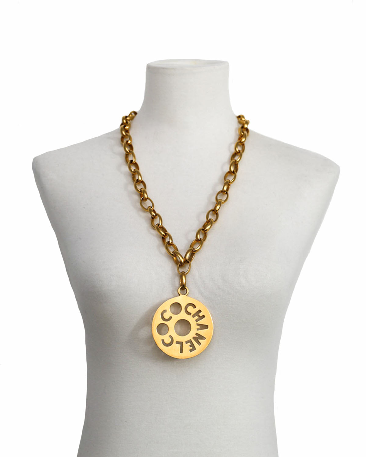 Chanel Vintage Rare XL Coco Necklace