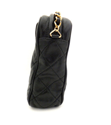 Authentic Chanel Vintage Black Camera Style Handbag