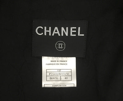 Chanel Vintage Black Wool Blazer