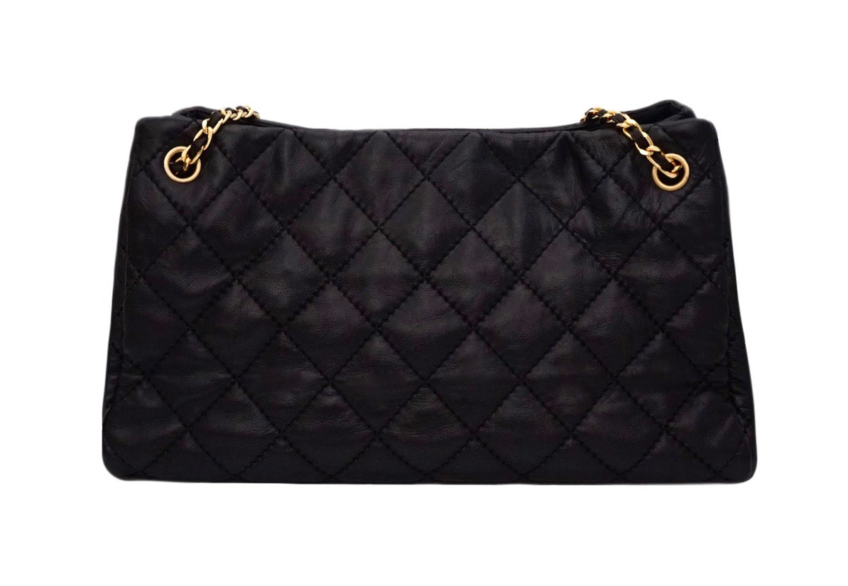 Authentic Chanel Border Double Flap CC Mark Limited Lambskin Bag – Relics  to Rhinestones