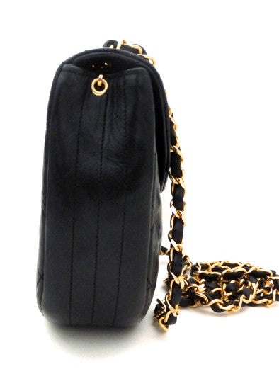 Chanel Vintage Unique Black and Cream Plexi Logo Turnlock Flap Bag –  Amarcord Vintage Fashion