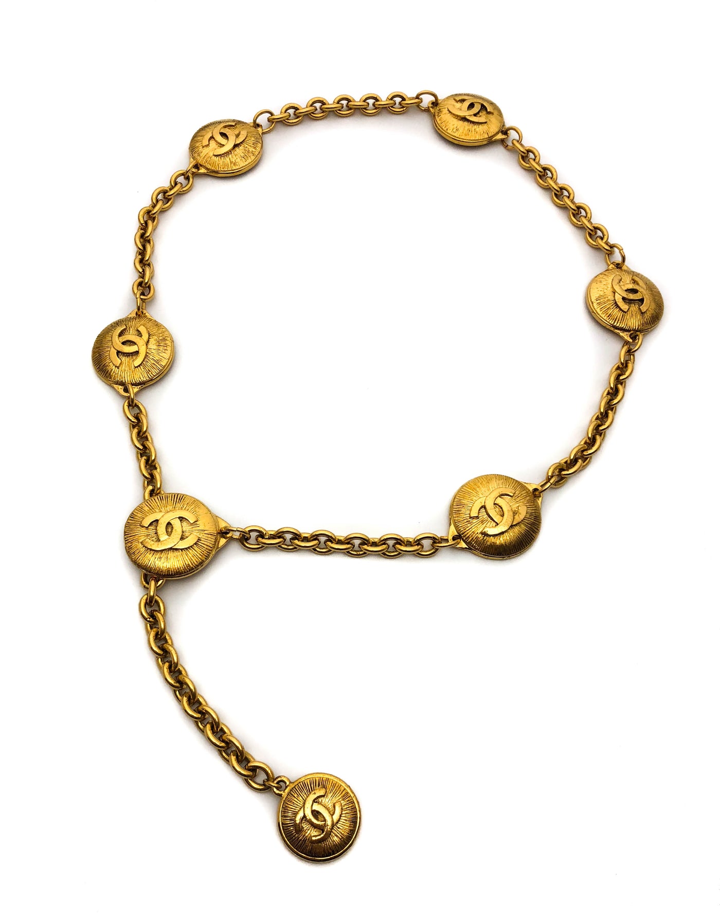 Chanel Vintage Large Multi Logo Necklace/Belt