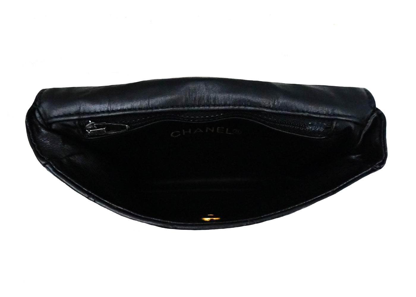 Chanel Vintage Black Lambskin Belt Bag – Classic Coco Authentic