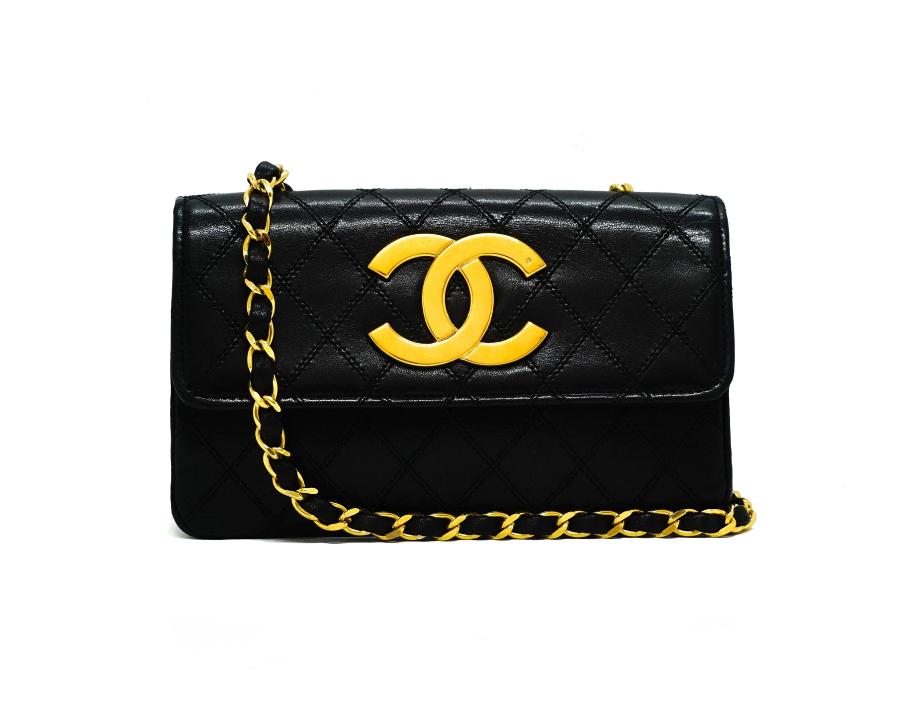 31 vintage leather mini bag Chanel Black in Leather - 28707949