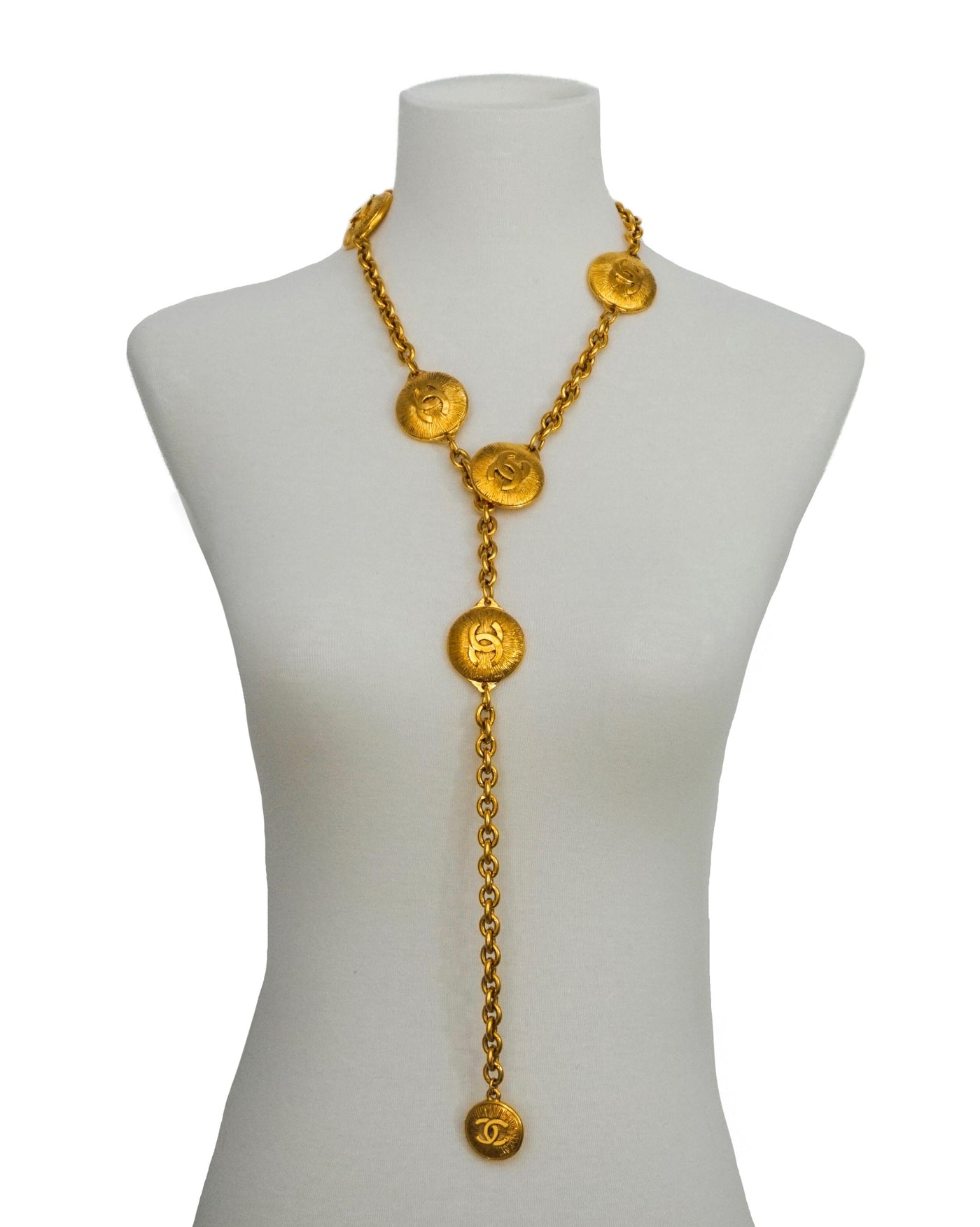 Chanel Vintage Large Multi Logo Necklace/Belt