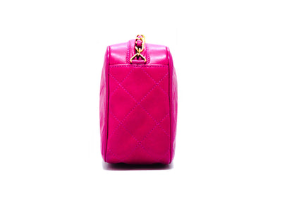 Chanel Vintage Pink Rare Lambskin Camera Bag