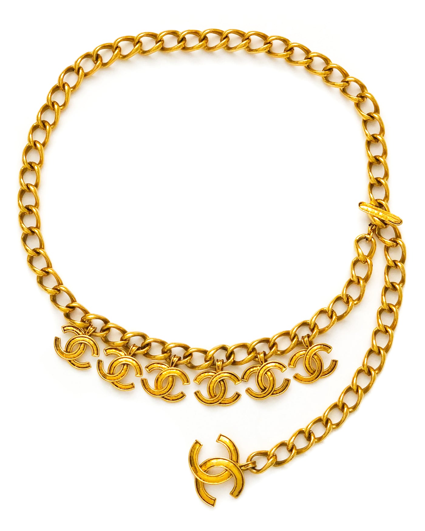 Chanel Vintage Rare Multi Charm Belt / Necklace