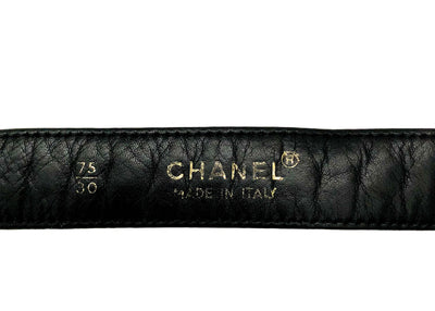Chanel Vintage Black Lambskin Belt Bag