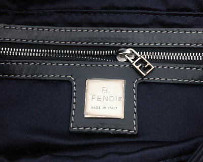 Fendi Vintage Runway Hand-Painted Silk Baguette Bag