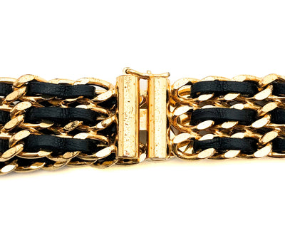 Chanel Vintage Rare Chain Bracelet