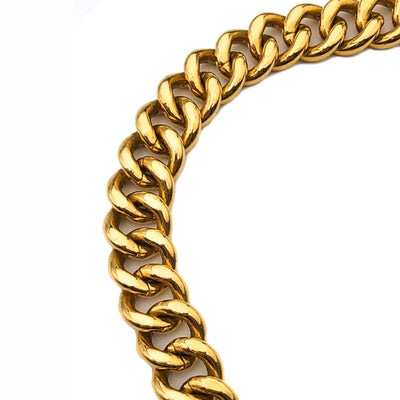 Chanel Vintage Rare Classic Turnlock Necklace