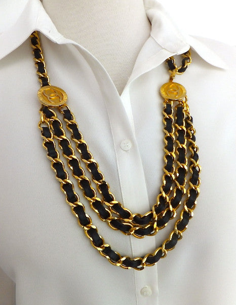 Authentic Chanel Vintage Medallion Necklace/Belt