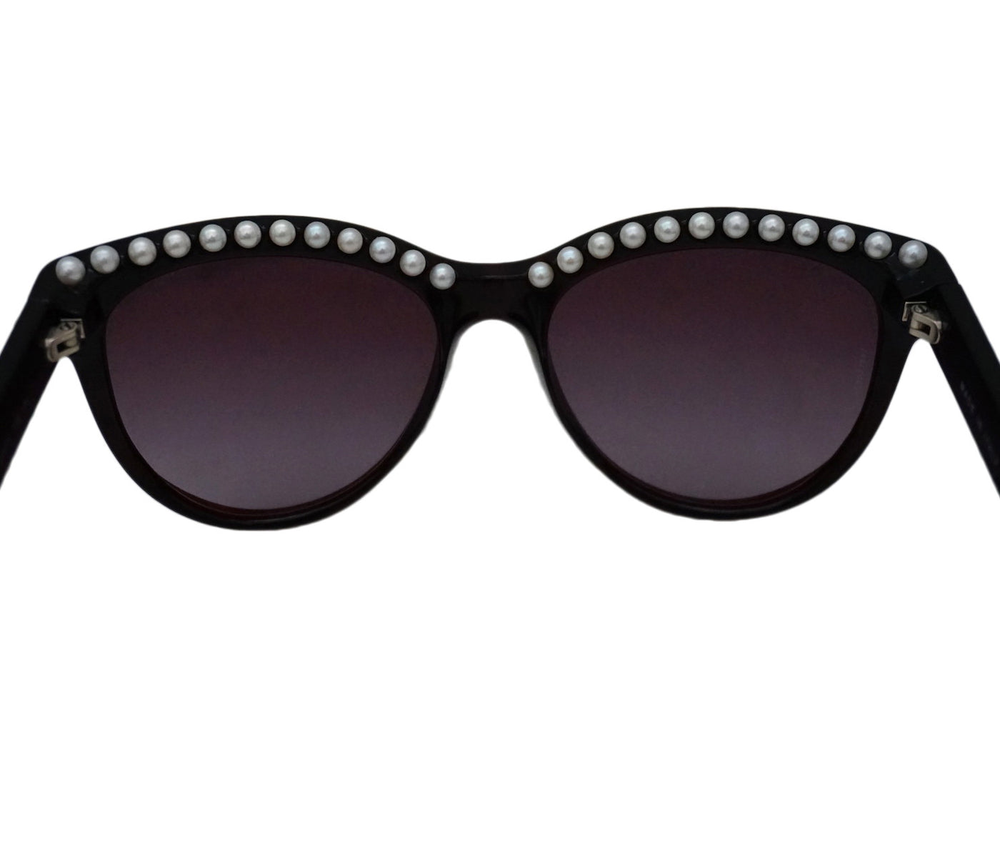 Authentic Chanel Pearl Cat Eye Runway Sunglasses