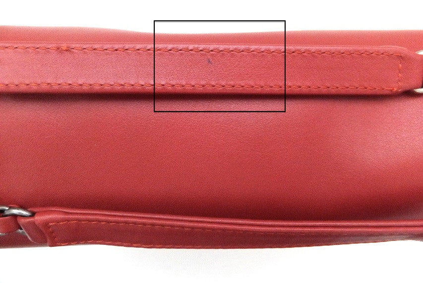 Authentic Chanel Brick Red Modern Flapover