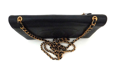 Authentic Chanel Black Caviar Wallet On Chain (WOC)