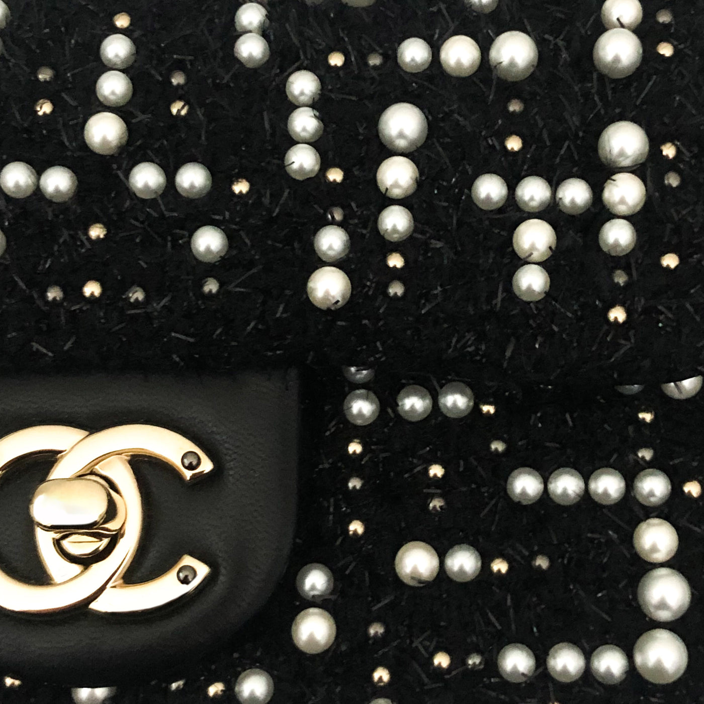 Chanel Rare Tweed Cosmos Pearl Mini Flap Bag – Classic Coco