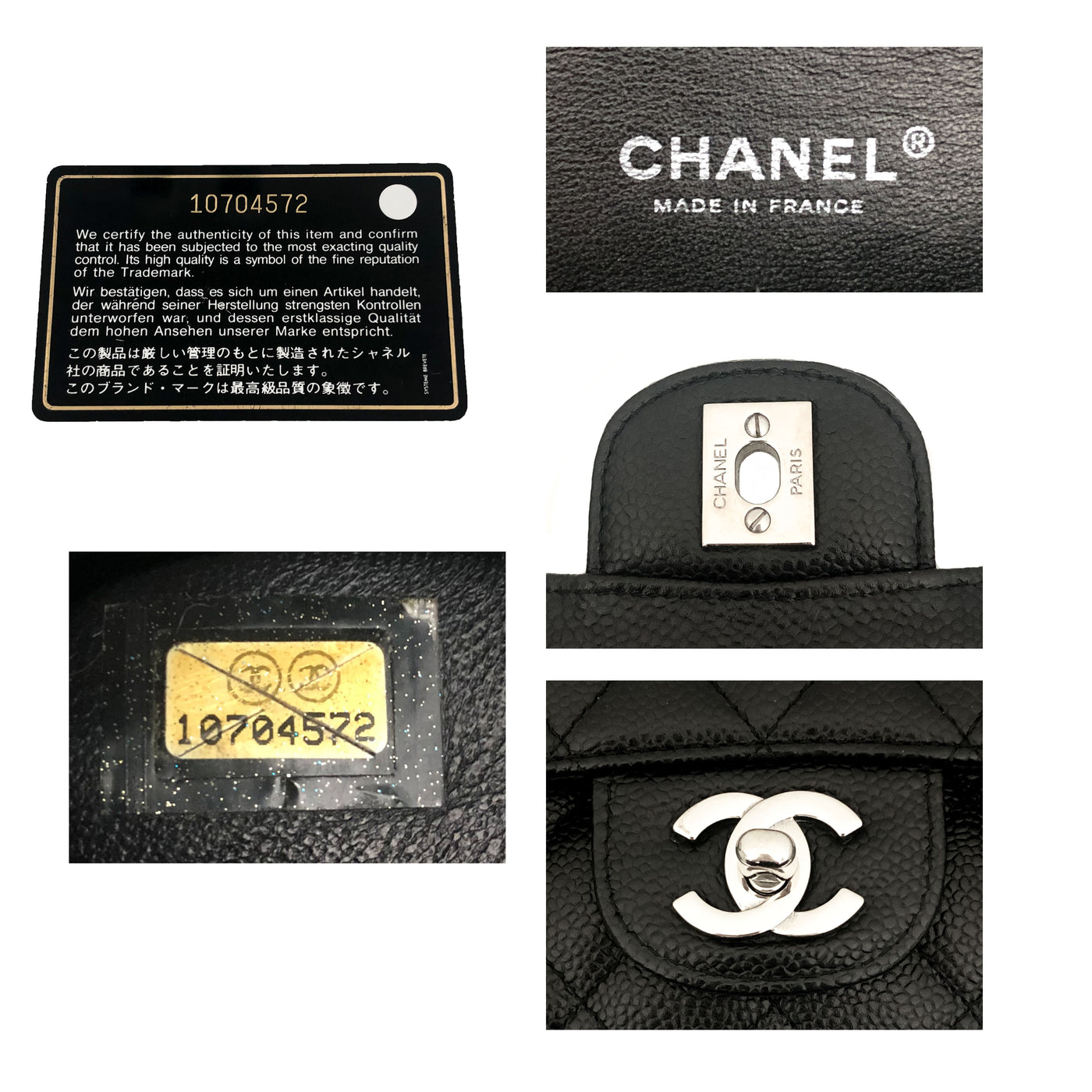 Chanel Rare Black Caviar Medium Classic Double Flap