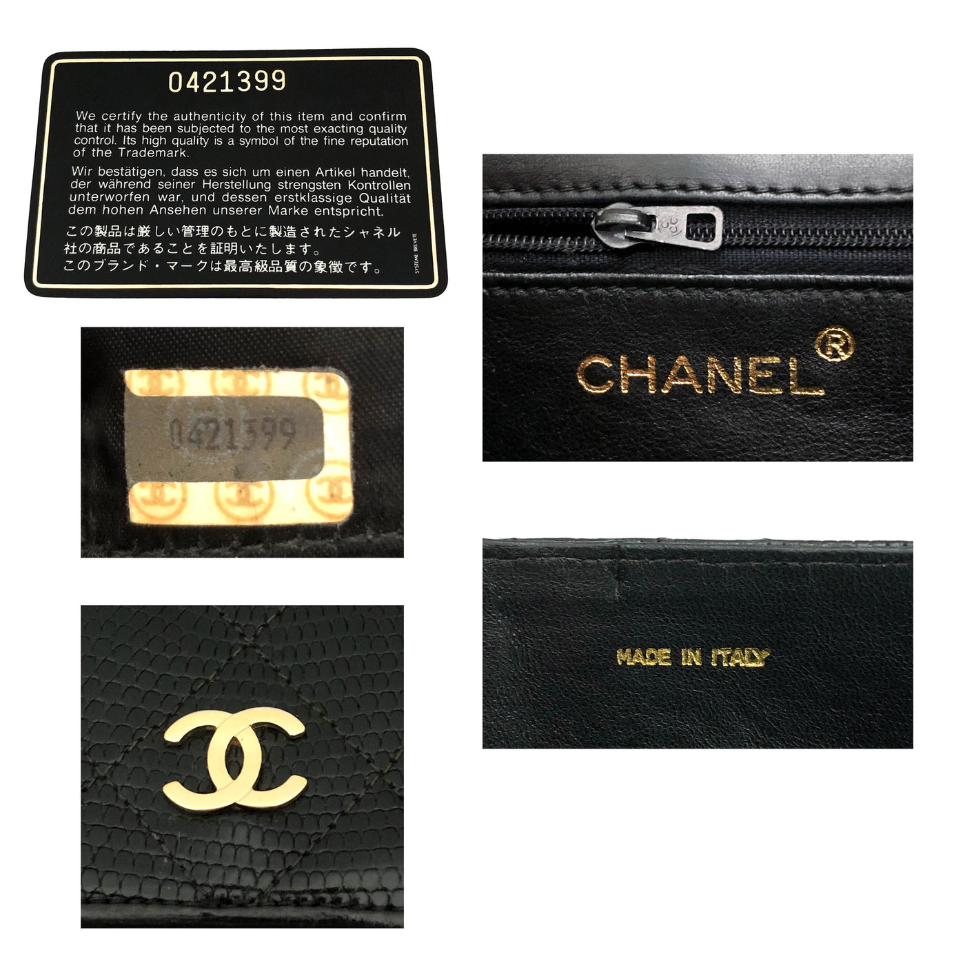 Chanel Vintage Rare Black Lizard Mini Flap Bag – Classic Coco