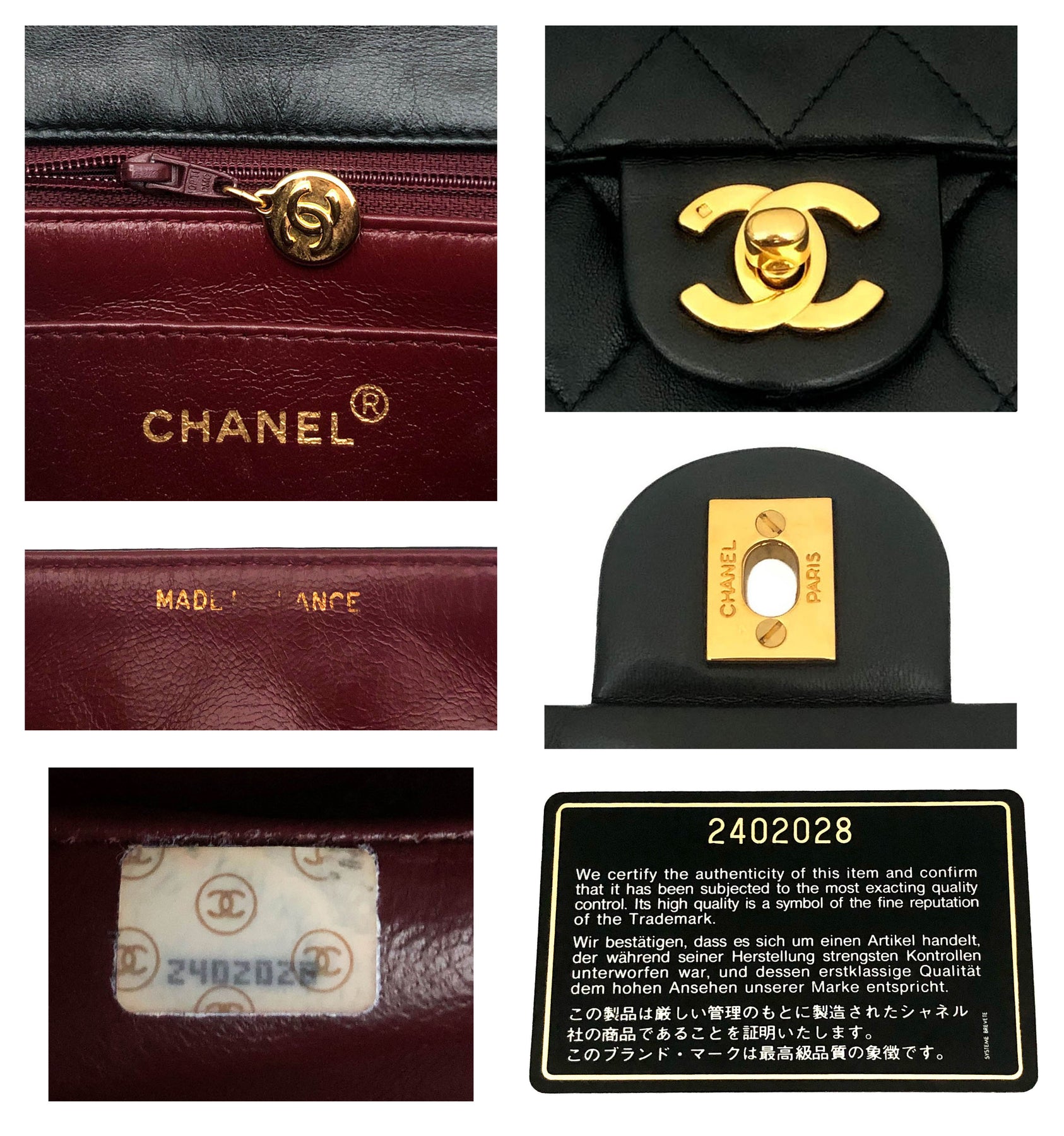 Chanel Vintage Black Lambskin Classic 2.55 Mini Flap Bag – Classic Coco  Authentic Vintage Luxury