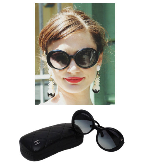 Authentic Chanel Rare Iconic Jackie O Runway Sunglasses