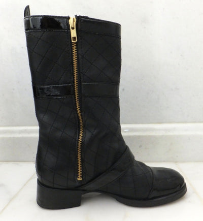 Authentic Chanel Military Runway Boots Sz 6