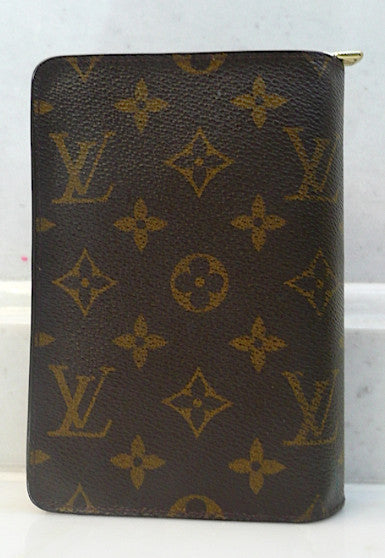 Authentic Louis Vuitton Large Compact Zippe Monogram Wallet