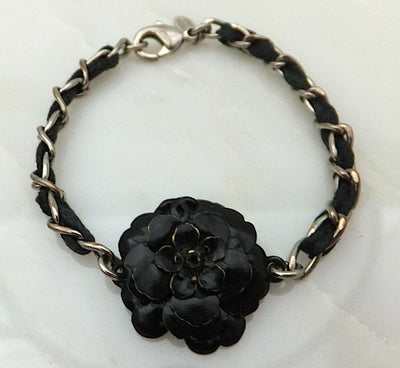 Authentic Chanel Camellia Flower Bracelet