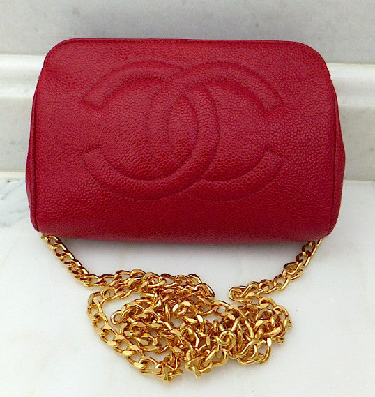 AUTHENTIC CHANEL CC Timeless Caviar Wallet On Chain Woc Pristine $2,300.00  - PicClick