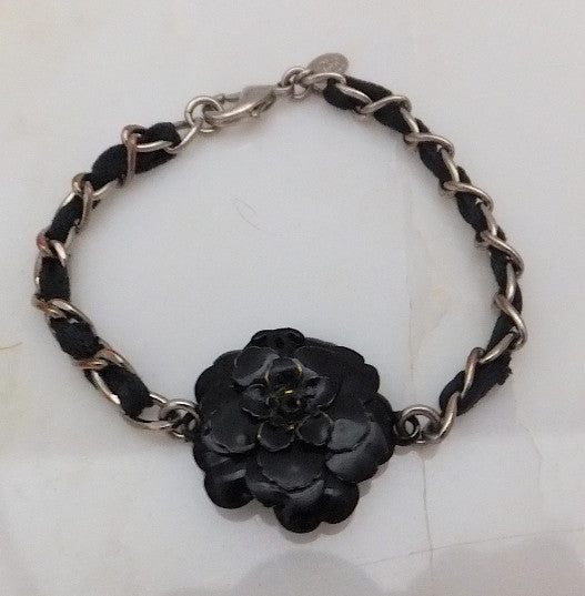 Authentic Chanel Camellia Flower Bracelet – Classic Coco Authentic Vintage  Luxury