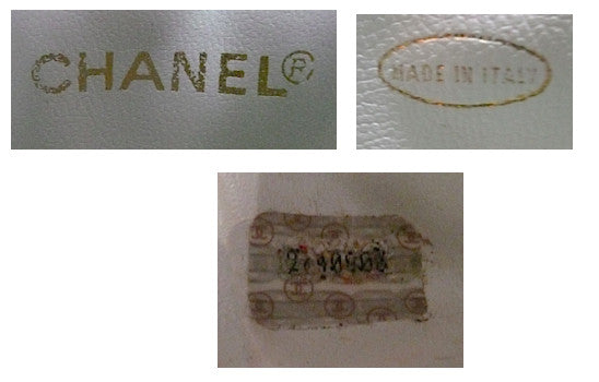 Authentic Chanel White Quilted Tortoise Hardware Drawstring Handbag