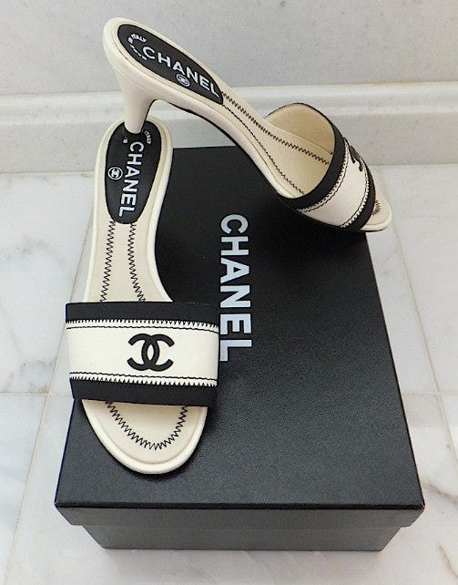 CHANEL バイカラーミュール 36.5 CHANEL バイカラーミュール 36.5 楽天市場】シャネル バイカラー