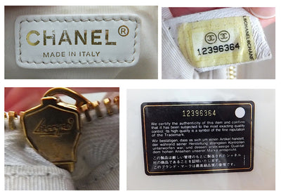 Authentic Chanel Caviar White (GST)