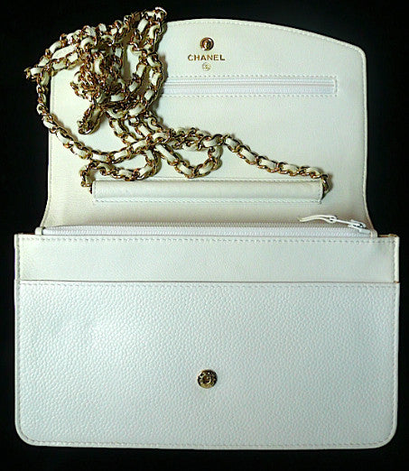Chanel Wallet on Chain AP3076 B09769 10601, White, One Size